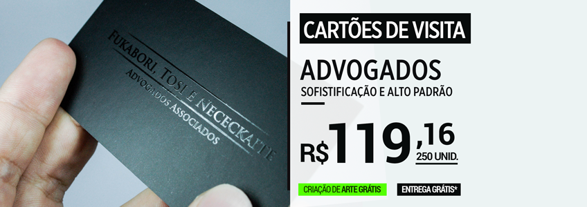 Cartão de visita Advogado