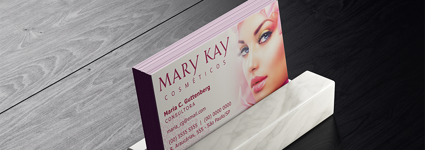 Imprimir Cartão de Visita Mary Kay