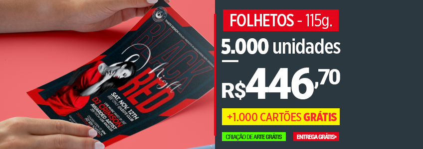 Folhetos 10x15 115g