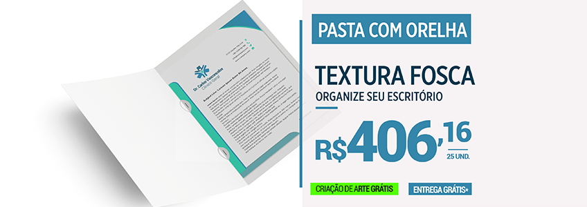 Pasta com Orelha - Laminção Fosca