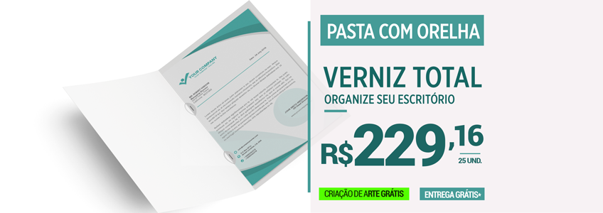 Pastas Personalizadas - Com Orelha