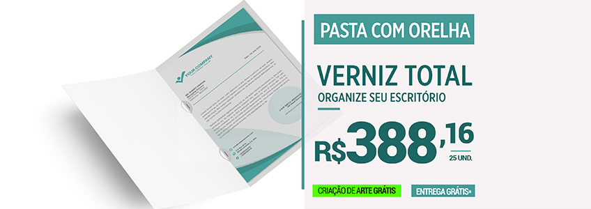 Pasta com Orelha - Verniz Total