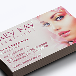 Cartão de Visita Mary Kay Barato