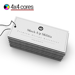 Tags Personalizadas - Laminação Fosca - 4x4 - Graficas em SP